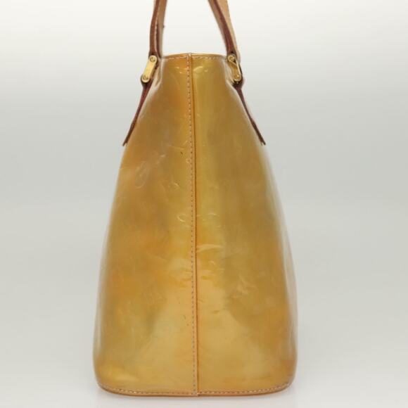 LOUIS VUITTON Monogram Vernis Houston Hand Bag Gris M91053 - Picture 4 of 13
